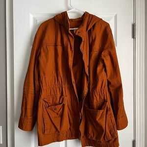 Rust Orange Cargo Jacket